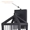 Vaxcel Gage 7-in Black Outdoor Farmhouse Wire Cage Wall Lantern, Dusk to Dawn T0589 - alternate 3